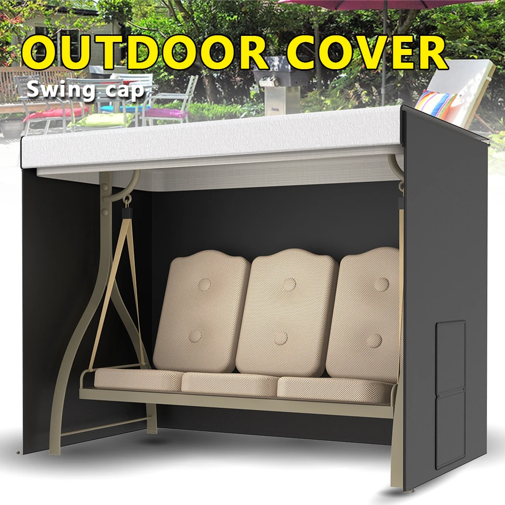 Swing Seat Cover Waterproof 210D Oxford Cloth Swing Hammock Cover Windproof Furniture Protective garden waterproof dustpro