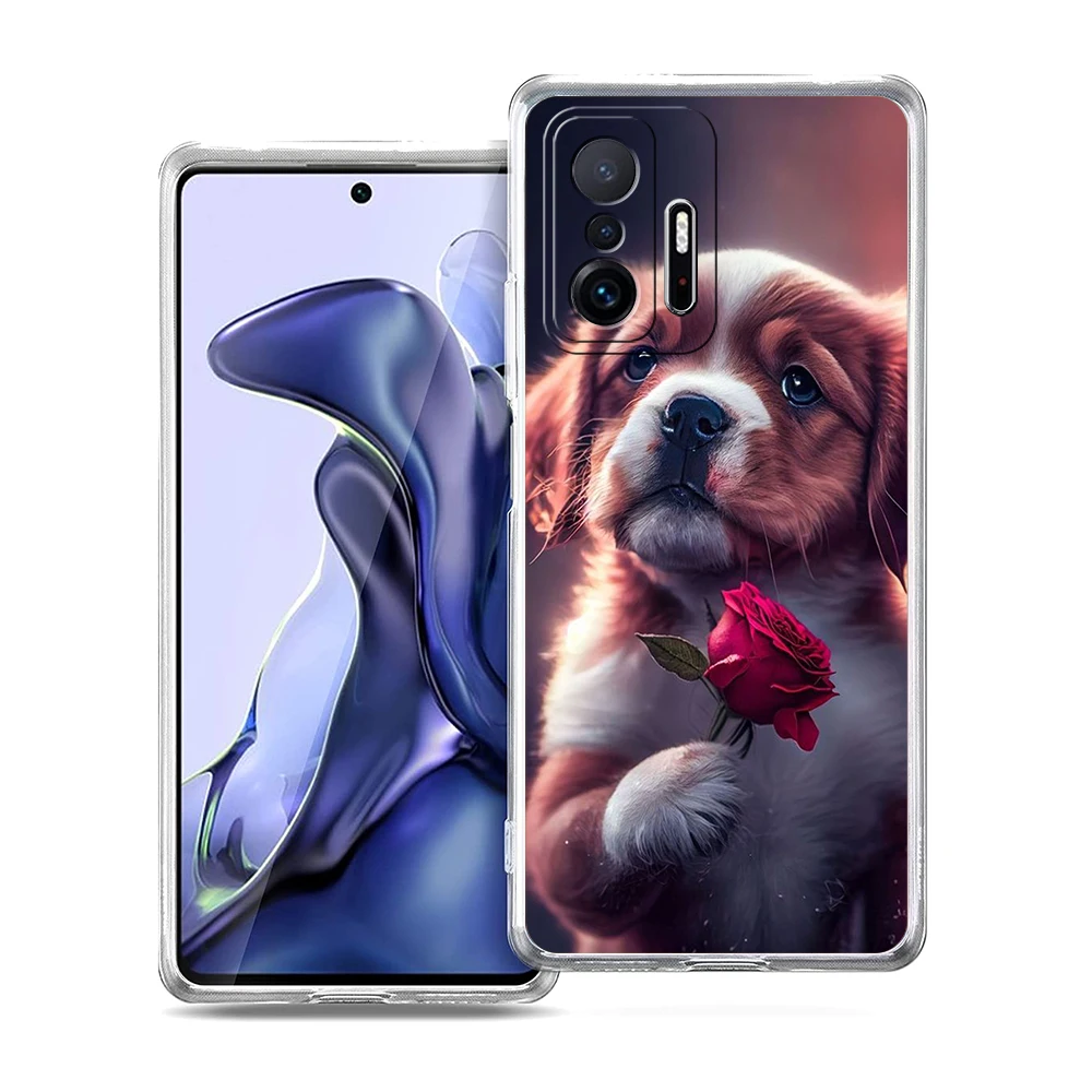 Cute Cartoon Animal Soft Transparent Phone Case