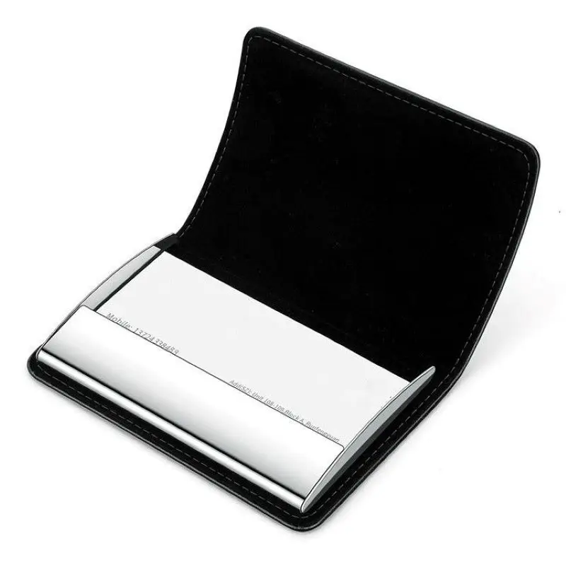 Brand Men Genuine Leather Business Card Holder Card Case ID Holders Men Wallets Credit Holder