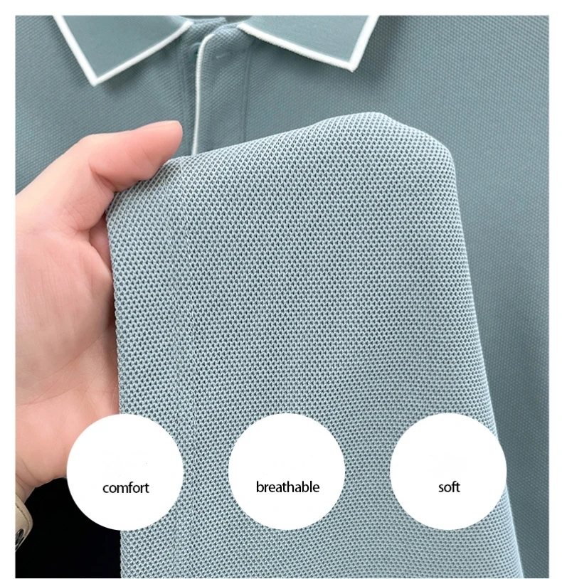 High quality men's short sleeved summer new fashion brand striped Korean style golf custom comfortable casual business T-shirt 13 S635c6ae0e03f4fa09e06760c4ffe98f1j