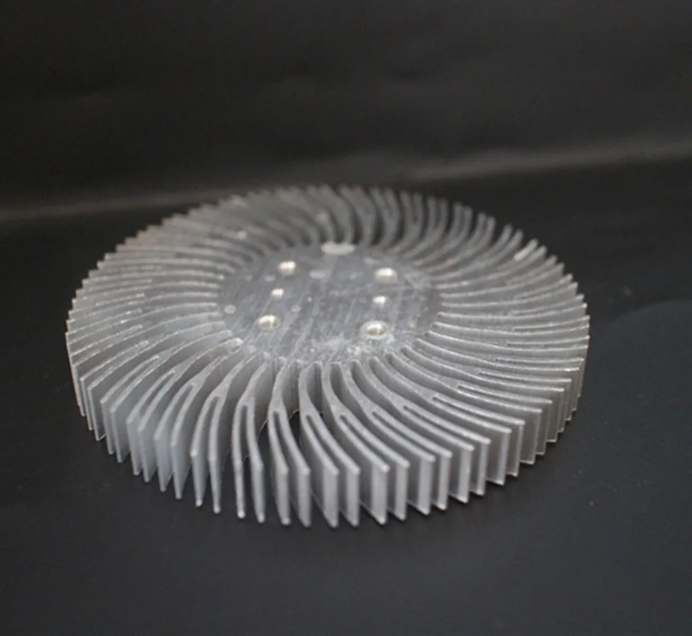 Round LED Heatsink Radiator Aluminum 10W 90x10mm for Household Lamp Replaceable