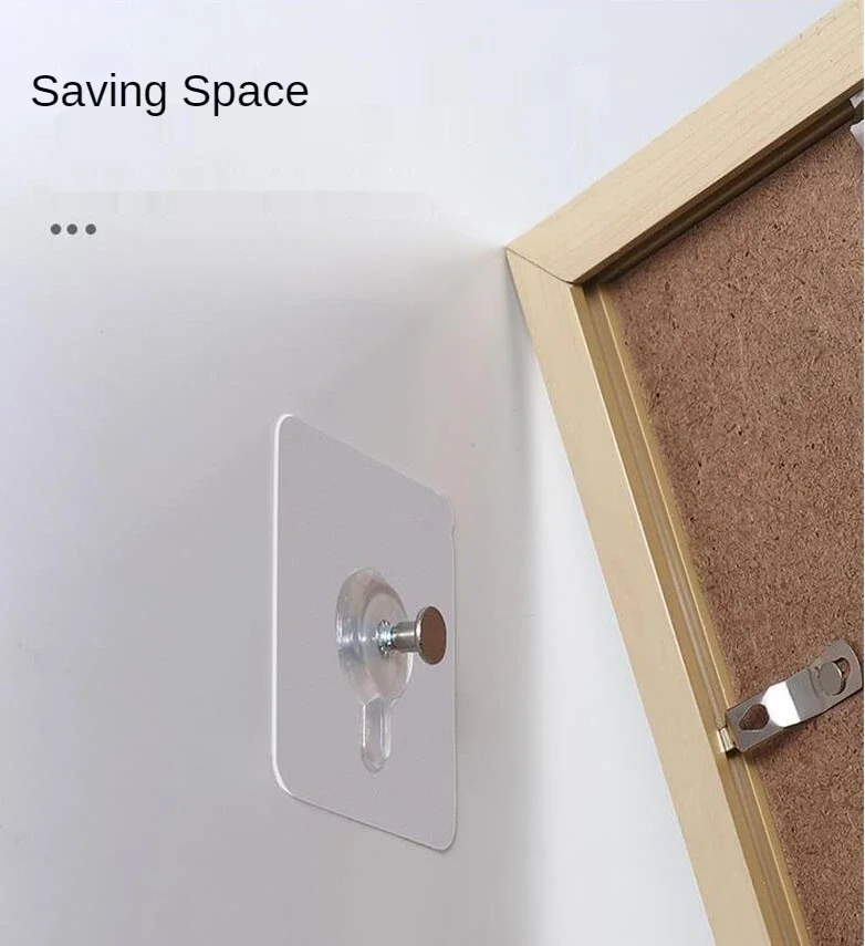Description Picture 5 of item2/10pcs Adhesive Wall Screws Hanging Nails Wall Hook Self Adhesive No Drilling Non-Trace Hanger Wall Stickers Dropshipping