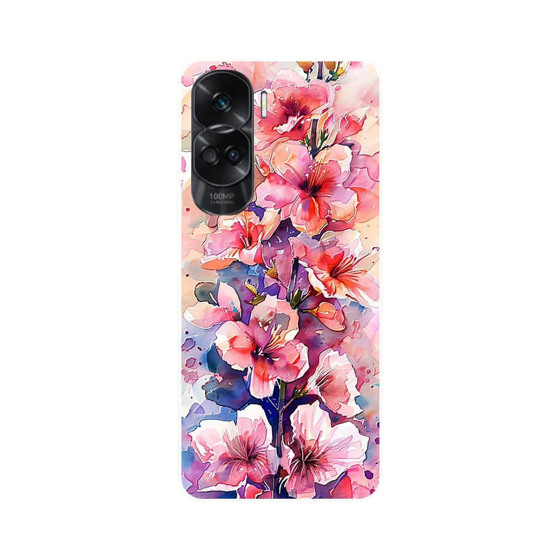 Wolf Painted Shockproof Soft Silicone Phone Case