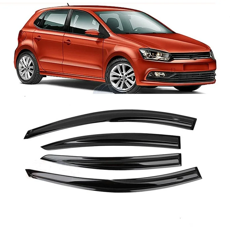 Car Side Window Deflector Window Visor Vent For Vw Volkswagen Polo 2011
