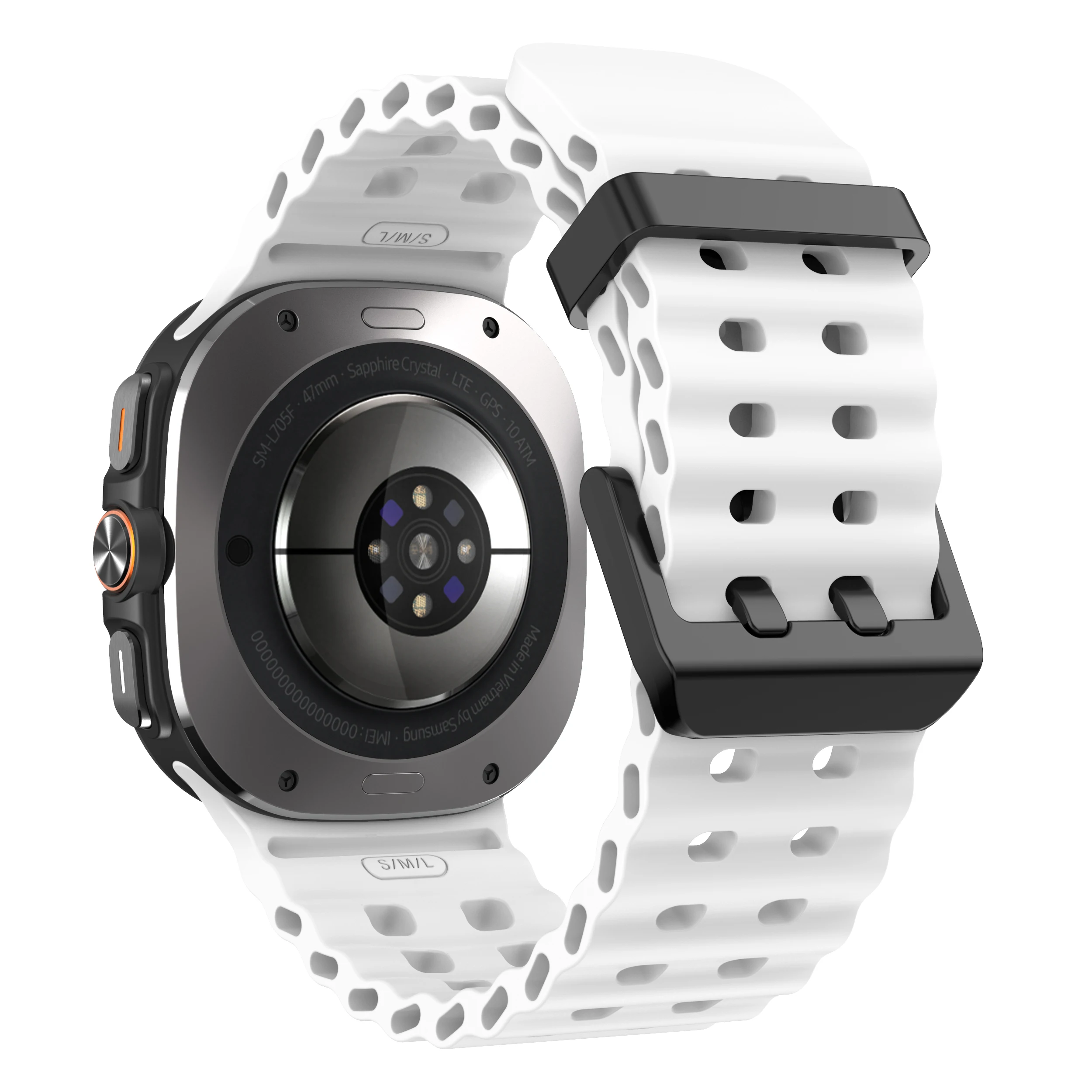 Ocean Sports Silicone Watchband - Ultra Durable Marine Strap