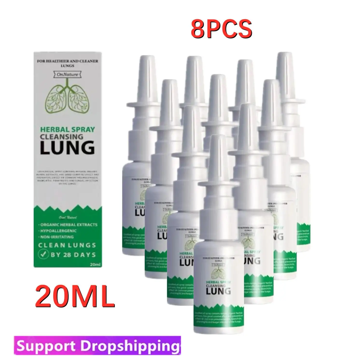 8 Pz Detergente Polmonare Nasale Neti Pot Flacone Spray Nasale Evitare Naso Rinite Allergica Sinus Rince Trattamento Terapia Assistenza Sanitaria