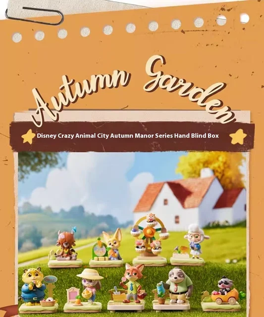 Official MINISO Zootopia Autumn Manor Blind Box - Cozy