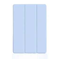Premium TPU Triple - Fold Soft Shell Tablet Cover, 12.1 Inch for Redmi Pad Pro (Ice blue)