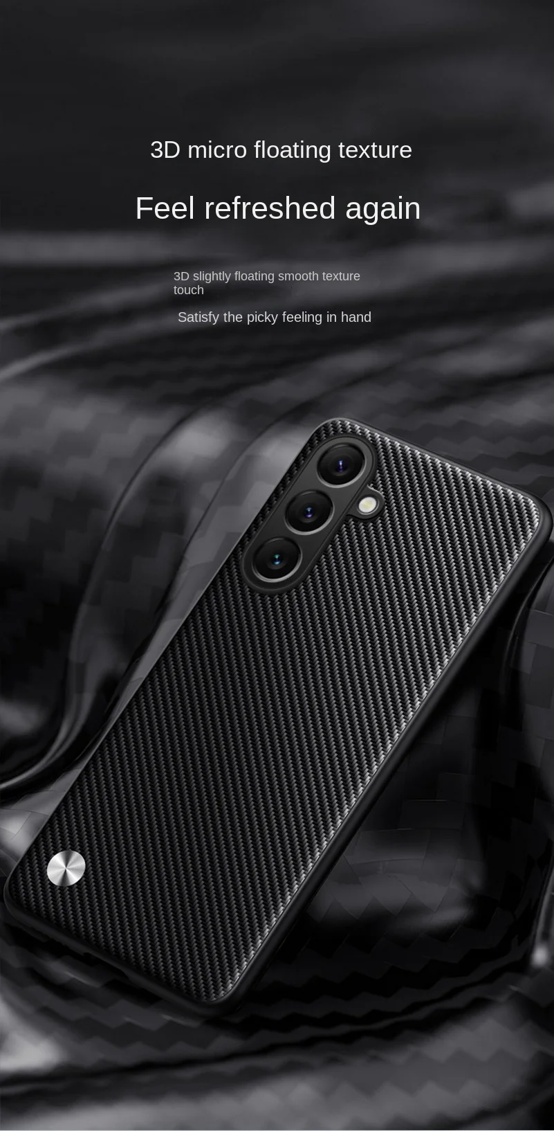 Luxury Hybrid Leather Phone Case - Elegant Plain Design