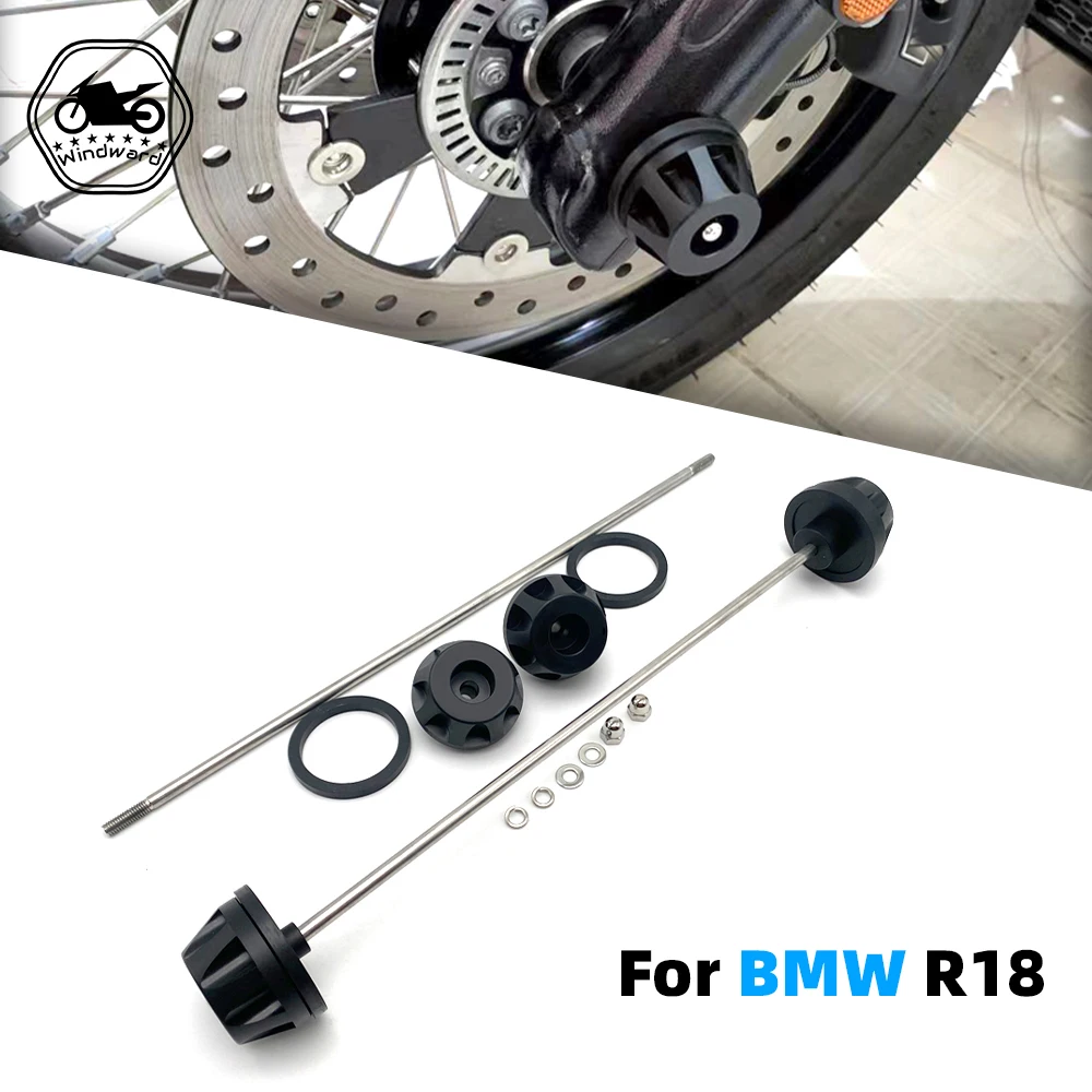 

Motorcycle Accessories Front Axle Fork Wheel Protector Decorative Crash Slider For BMW R18 Classic R18Option 719 2020 2021 2022