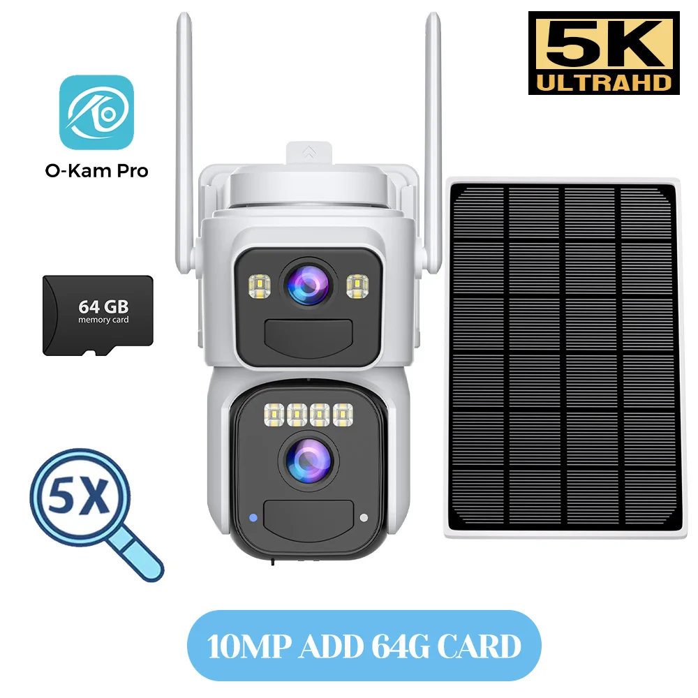 Solar Smart Camera +64G SDカード Amazon.com : ZHXINSD Solar