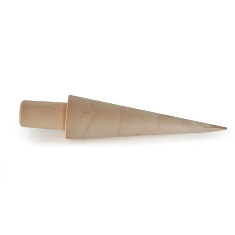 367A Wooden Ice Cream Cone Mold DIY Egg Roll Omelet Roller Pastry Roll Baking ice mold,ice cream cone holder