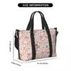 Custom Funny Nurse Pattern Grocery Tote Shopping Bag Women Big Capacity Health Nursing Beach Gym Travel Bags 4