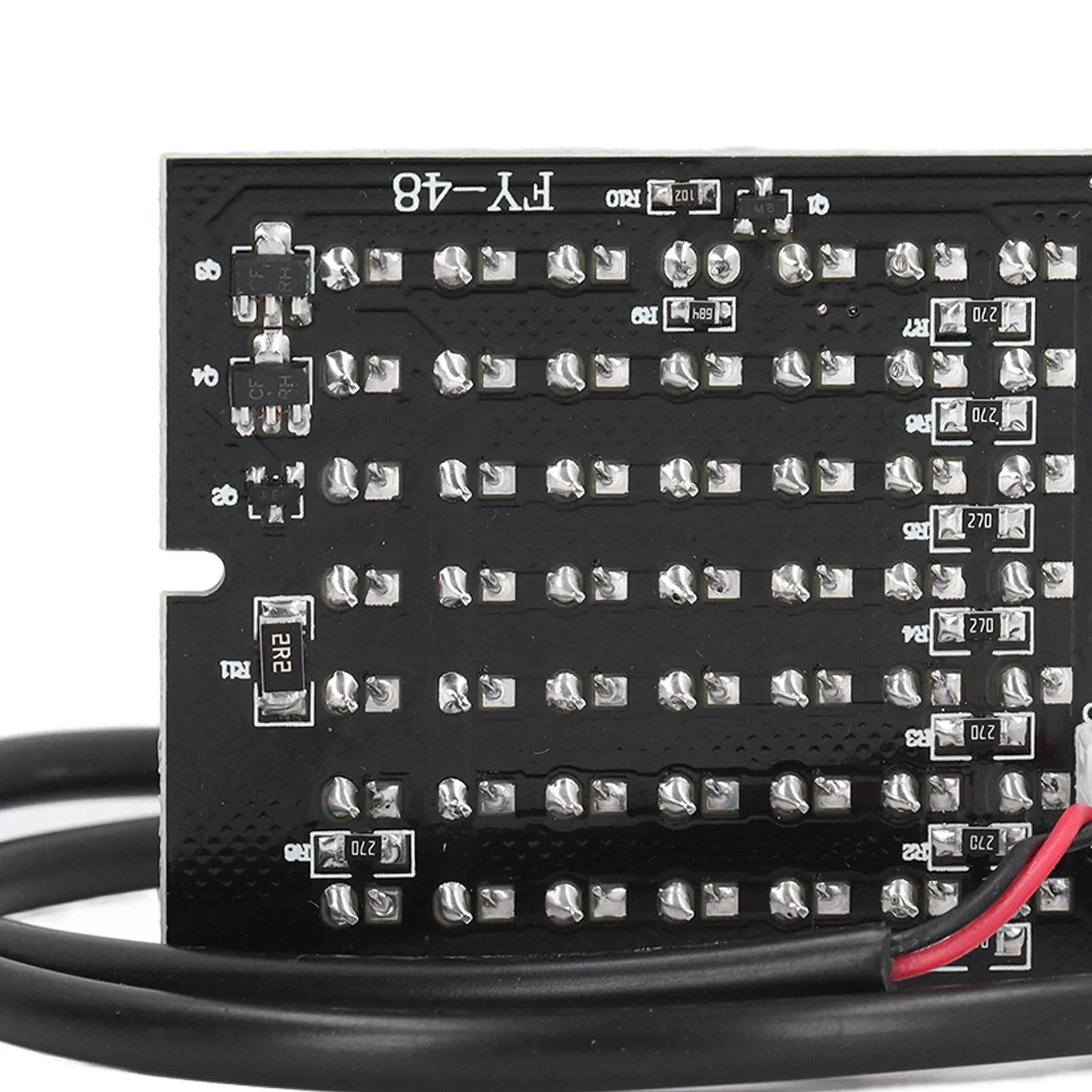 940nm Camera Light Board 48 Black Discrete LEDs DC12V Night Vision Function Infrared Camera Auxiliary Lamp for Home Indoor Use