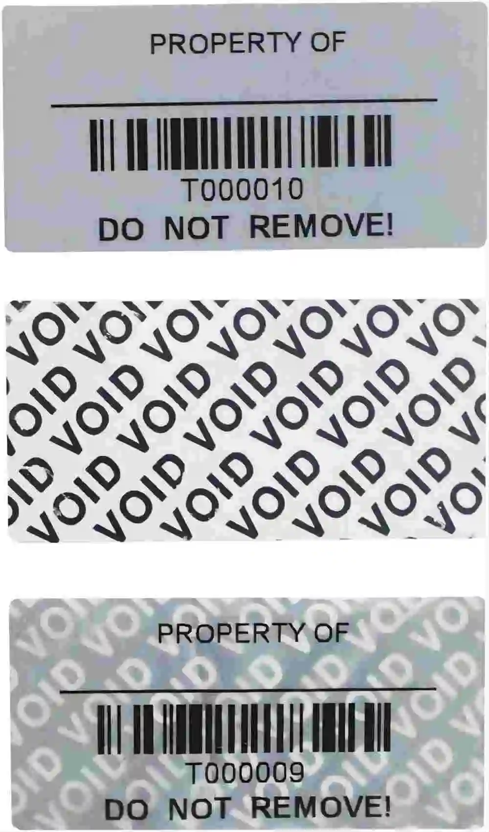 tear off invalid label stickers, sealing stickers,VOIDstickers