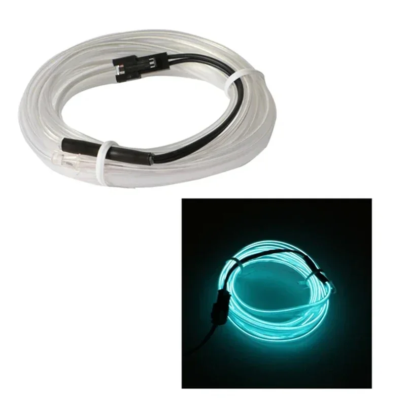 El Cold Light Line Can Be Cut Freely Diy Aa Battery Neon Cable Durable Car Interior Accessories Led Strip Lamp Decoration 3v