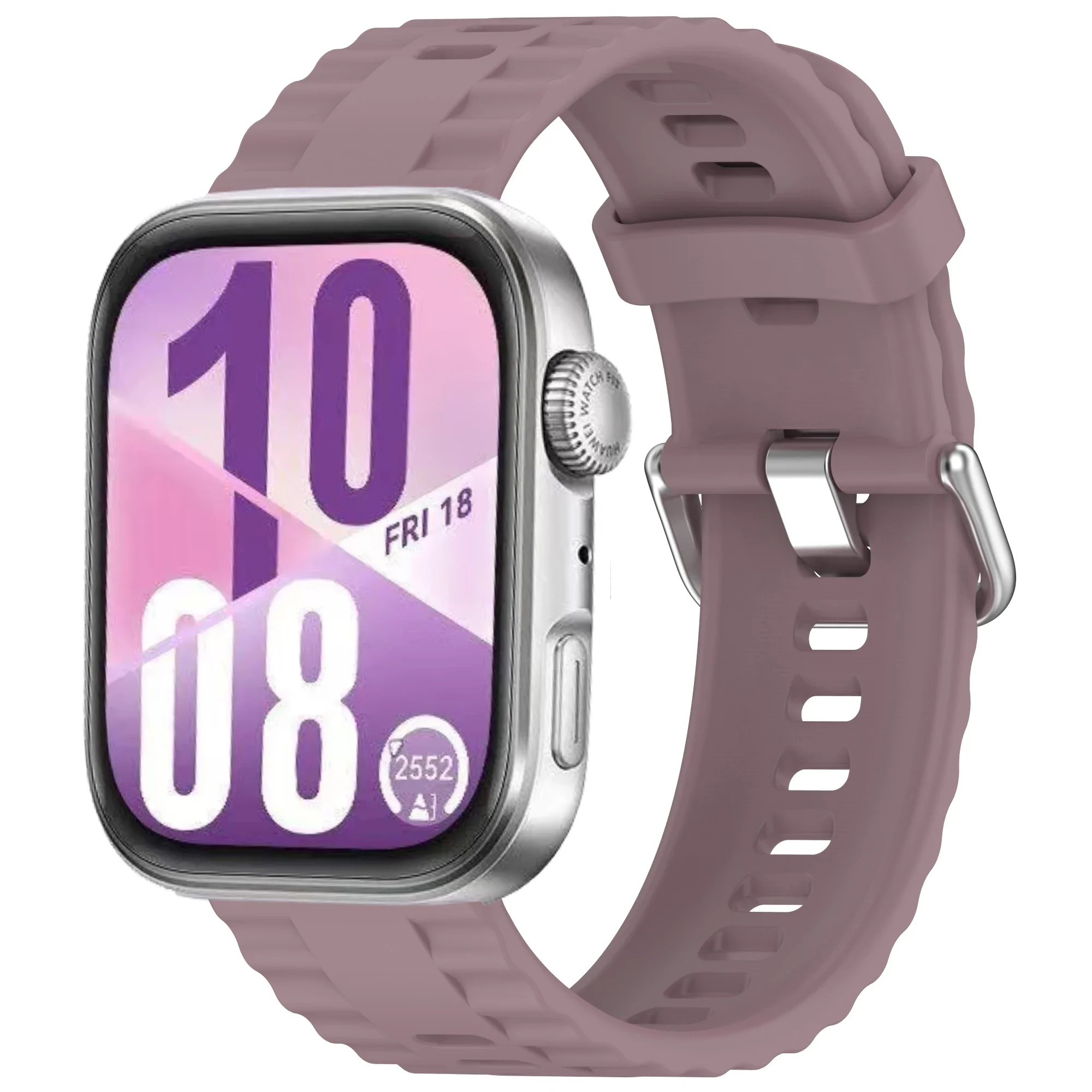 Enhanced Silicone Strap for Sports Smartwatch Replacement Wristband