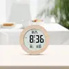Electric Desk Clock Small Battery Alarm Clock Wooden Clock with Snooze and Nightlight Battery Powered Alarm Clock for Home 3