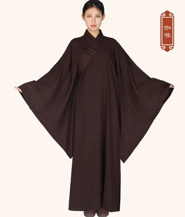 Chinese Buddhist Monk Robe Haiqing Meditation Spring Abbot Zen Ancient Spring Men