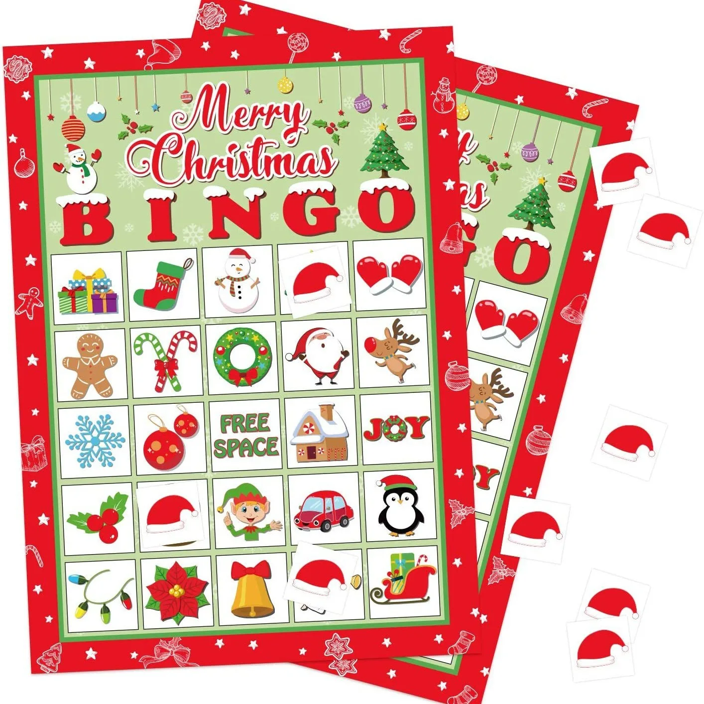 Thanksgiving bingo game Card set Party bingo for 24 people 3