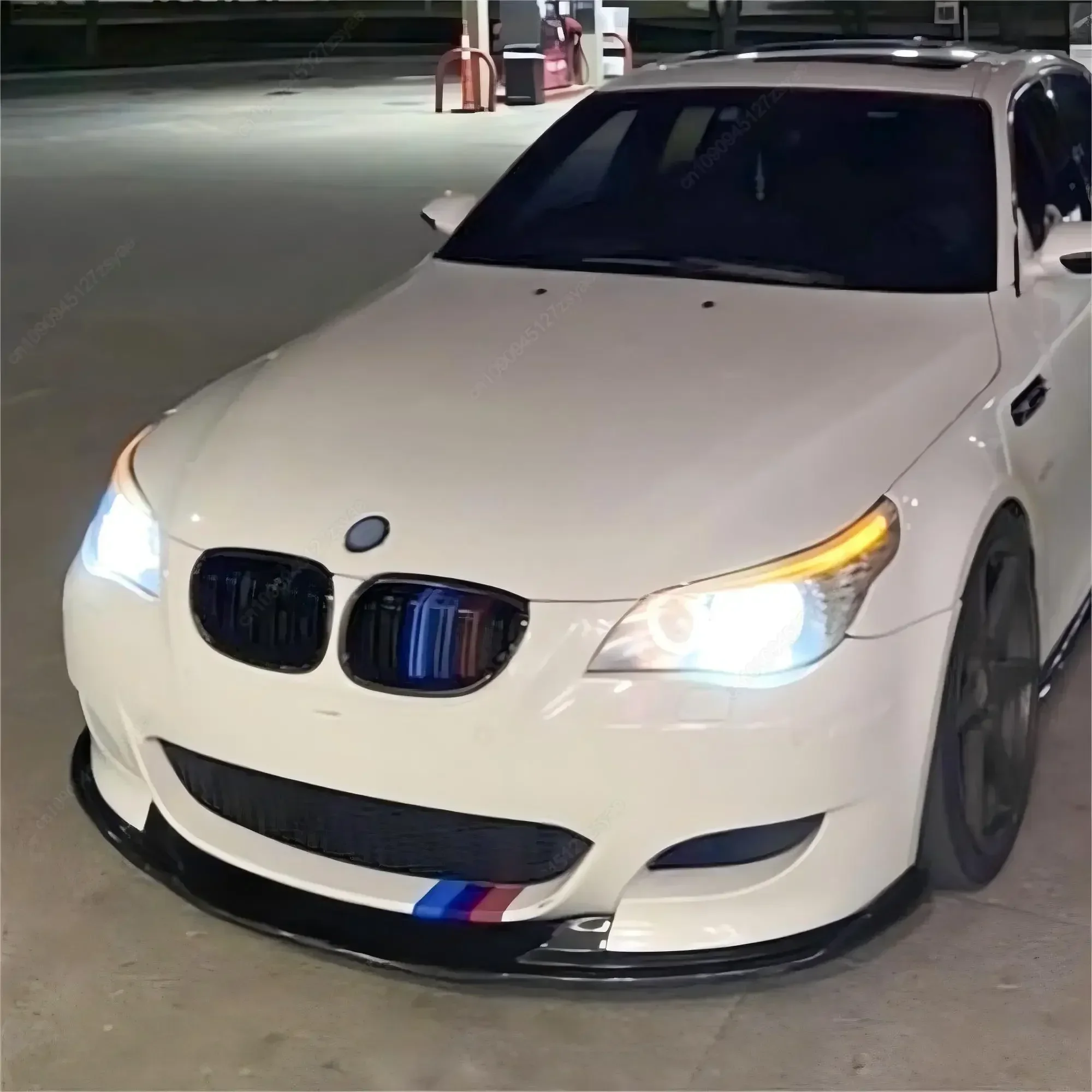 Front Bumper Splitter Lip Gloss Black Diffuser Spoiler Guard Bodykits For BMW 5 Series E60 E61 M5 2005 2006 2007 2008 2009 2010 car bumper spoiler bumper lip bumper lip decoration front bumper decoration front bumper cover