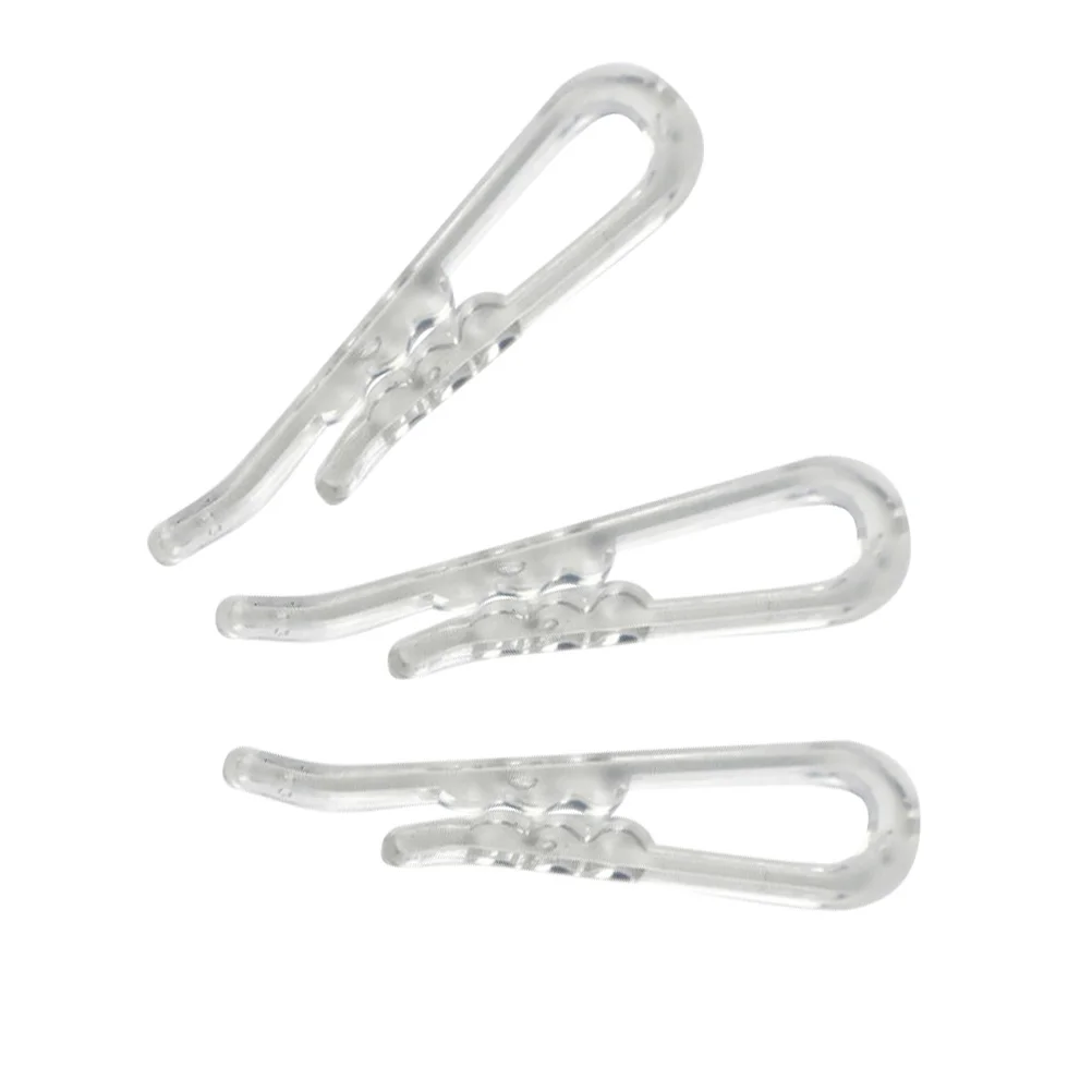 

Plastic Transparent Clip Clear Multifunction Stockings Cloth Clip Toothed Clothespin for Shirt Bra Briefs Sock Pants