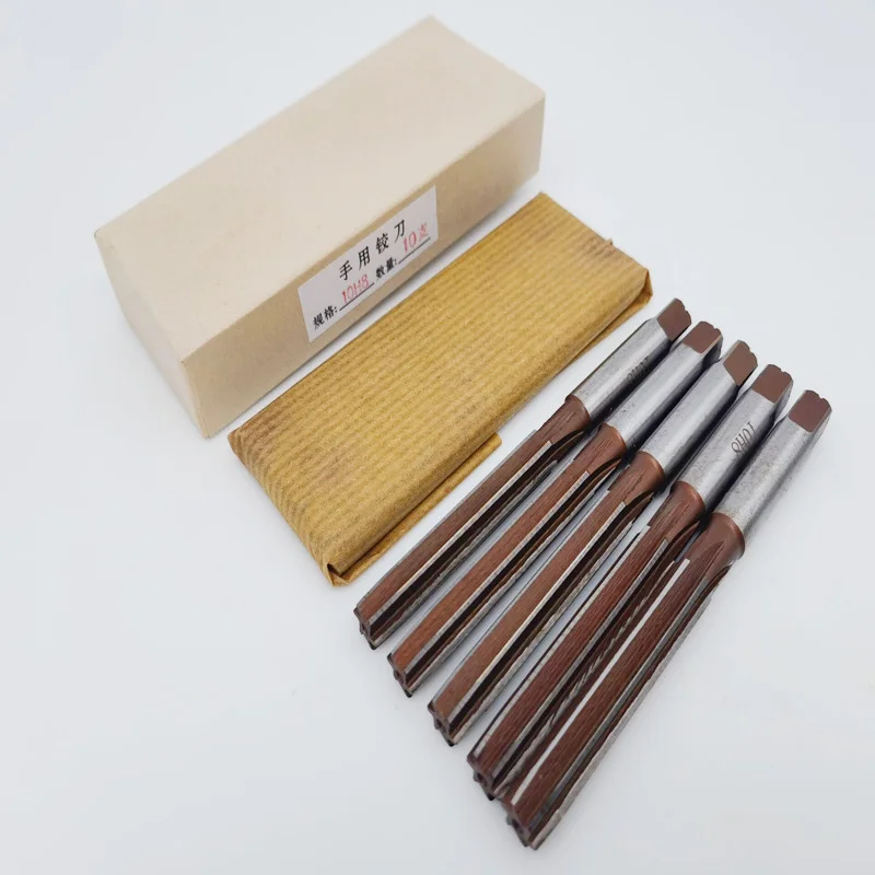 H7 manual straight slot reamer 2-30mm, 9Sicr manual square shank reamer, manual reaming and precision cutting milling cutter 3
