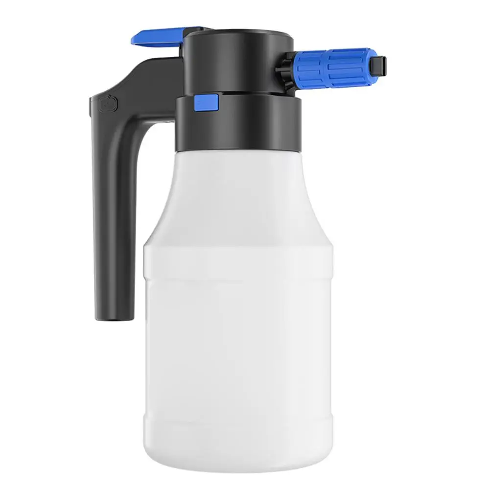 1.5L 전기 폼 분무기 가압식 비누 분무기 고압 스노우 폼 세차 스프레이 병 창문 세척기