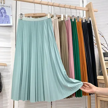 2026 Elegant High Waist Pleated Skirt 1
