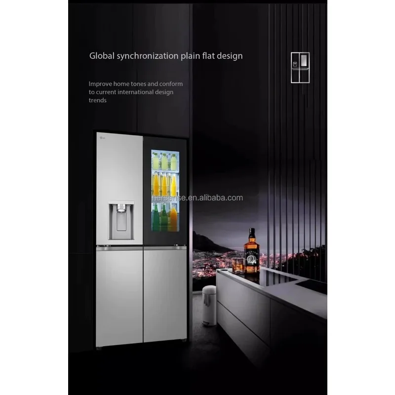 635L Premium Window Refrigerator French Door Clear Spacious Design Energy Saving Inverter Large Side-by-Side Stock - Image 6