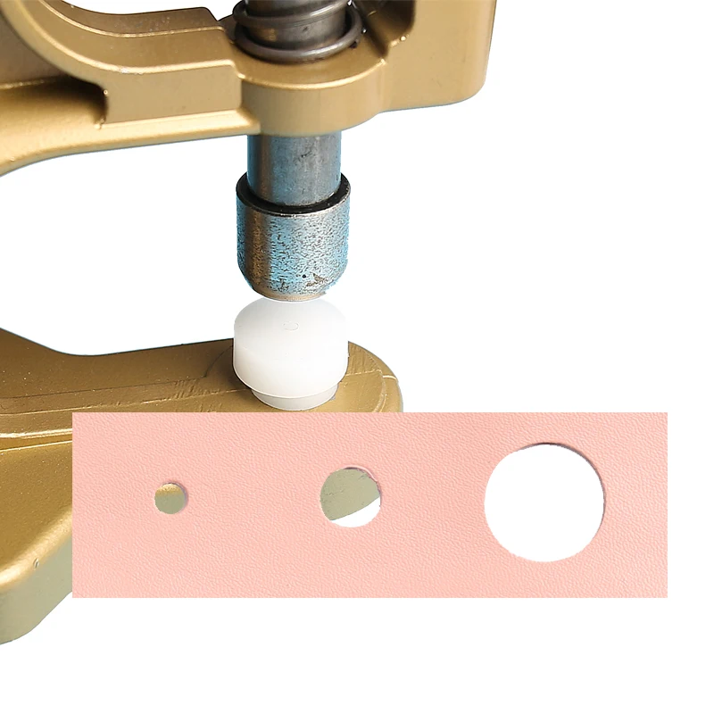 Eyelet Grommet Tool Kit 5-22mm Metal Punch Hole Dies for Hand Punch Press Thick Cloth Leathercraft Curtain Sewing