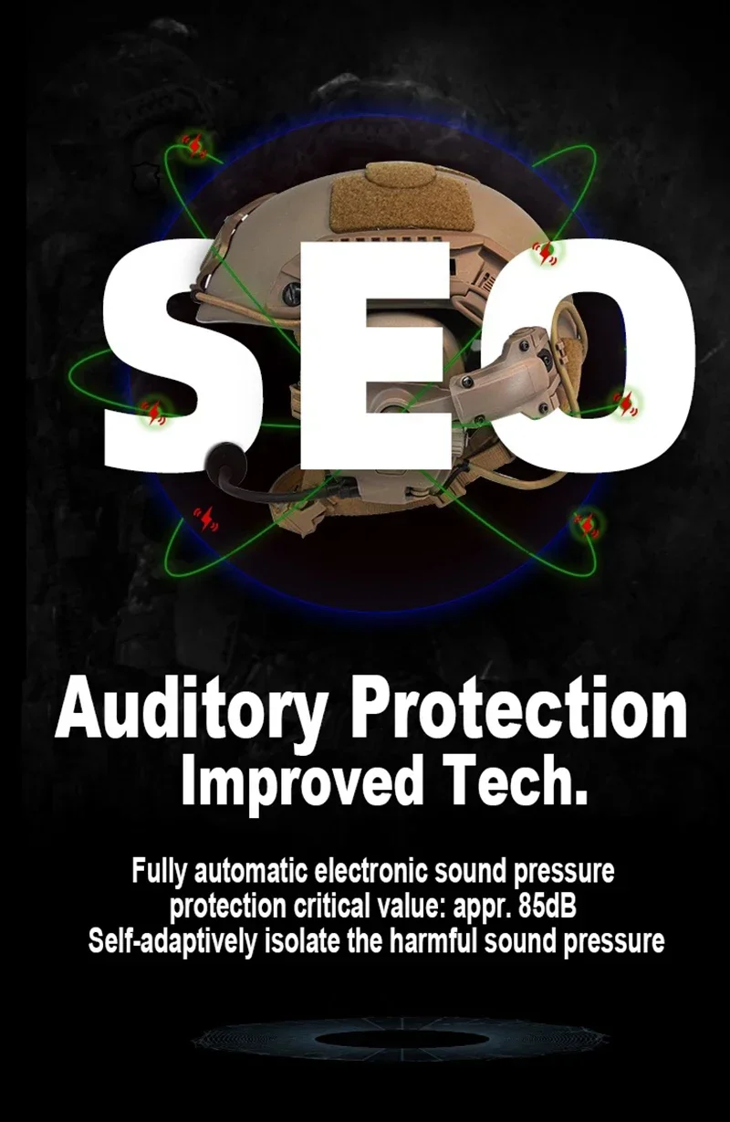 2026 FCS FMA Digital Dual DSP AMP Headset Noise Reduction