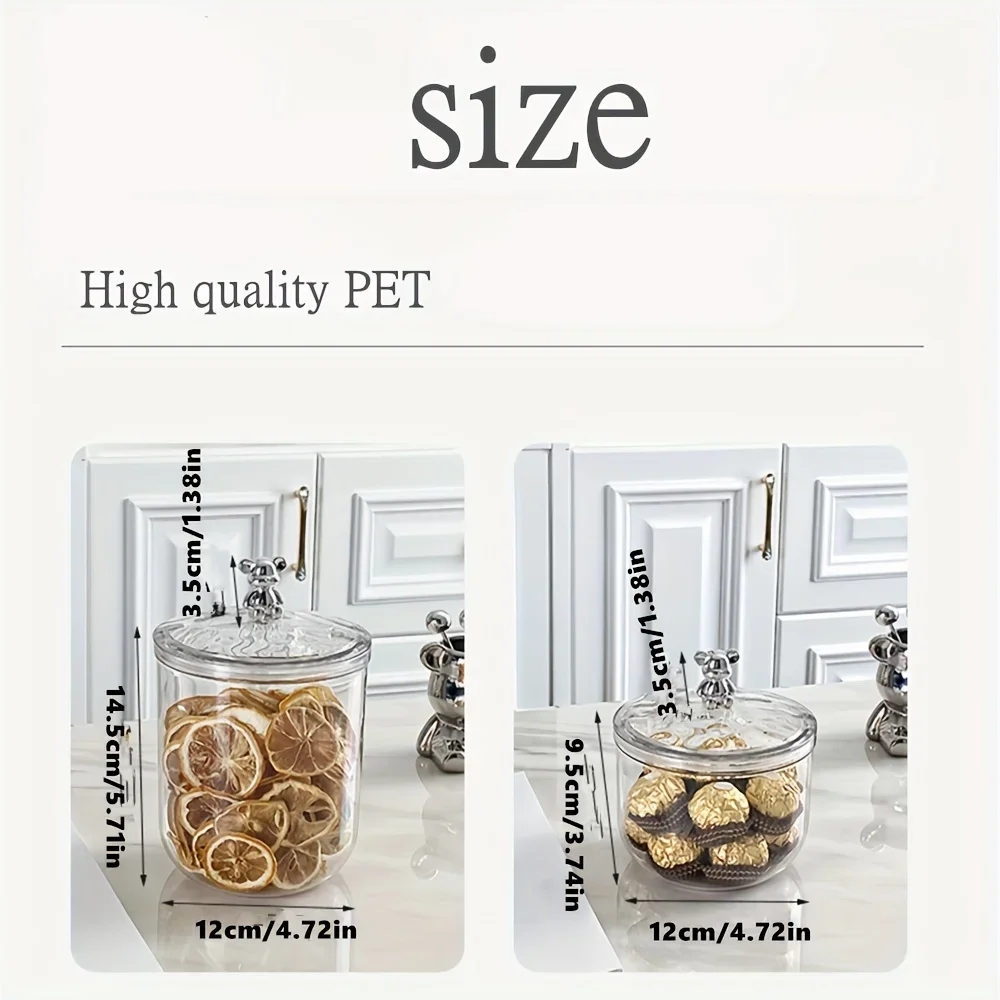 1 household coffee bean storage jar, tea storage jar, sealed jar, capsule coffee storage jar, candy biscuit storage box, storage 5