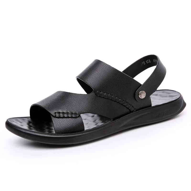 Summer Men's Business Sandals Massage Sole Men's Leather Sandals Outdoor Beach Sandals Factory Direct Sales designer sandals 6
