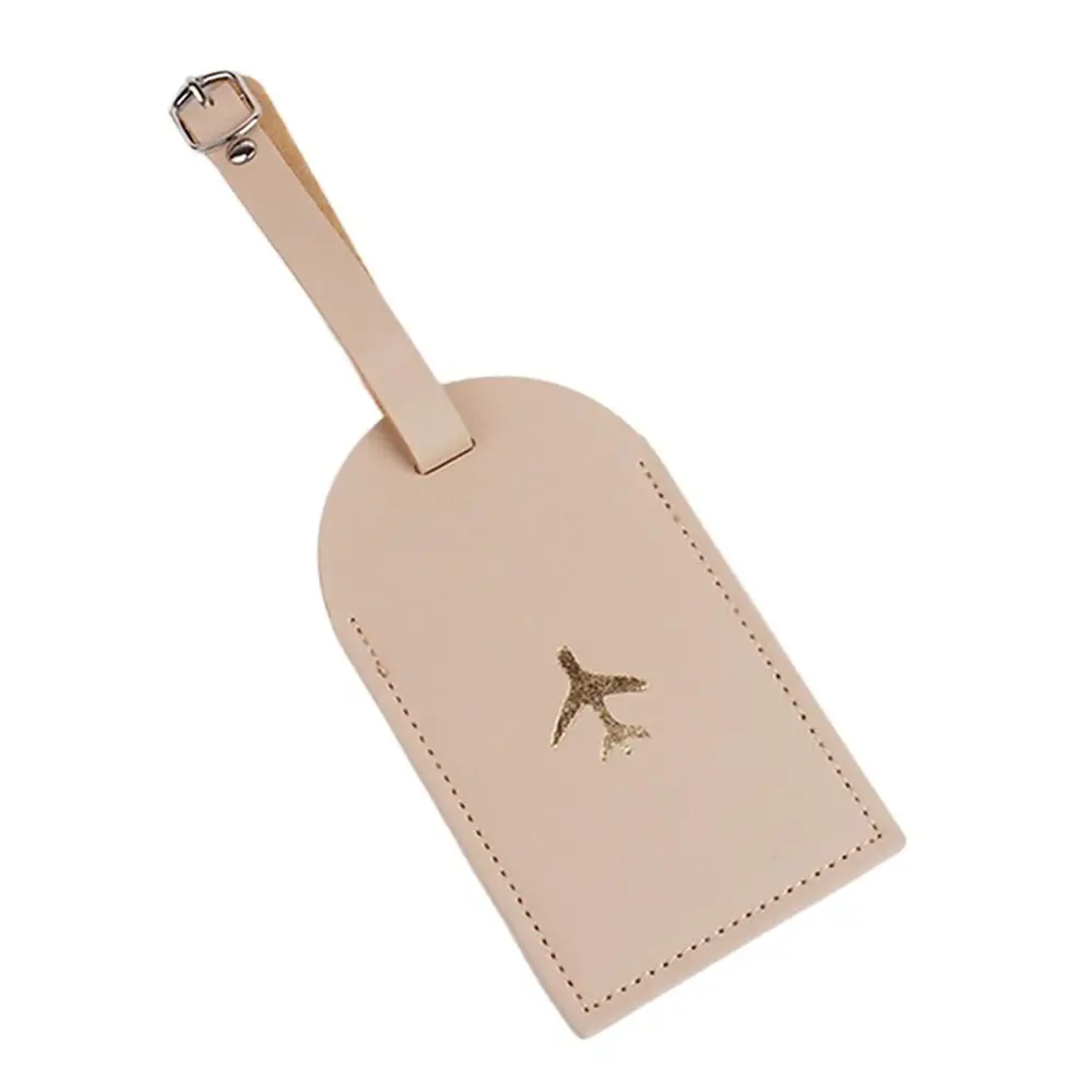 Airplane Suitcase Tag PU Luggage Tag Boarding Pass Colorful Baggage Name Tags Address Label Travel Accessories Information Card