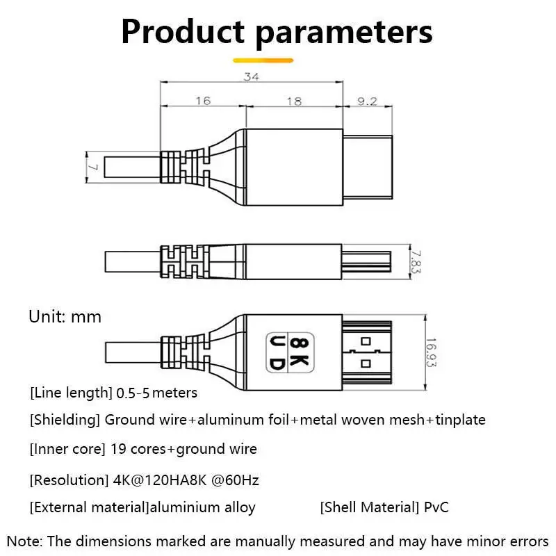 Ultra HD High-Performance HDMI Cable - Multiple Lengths Available