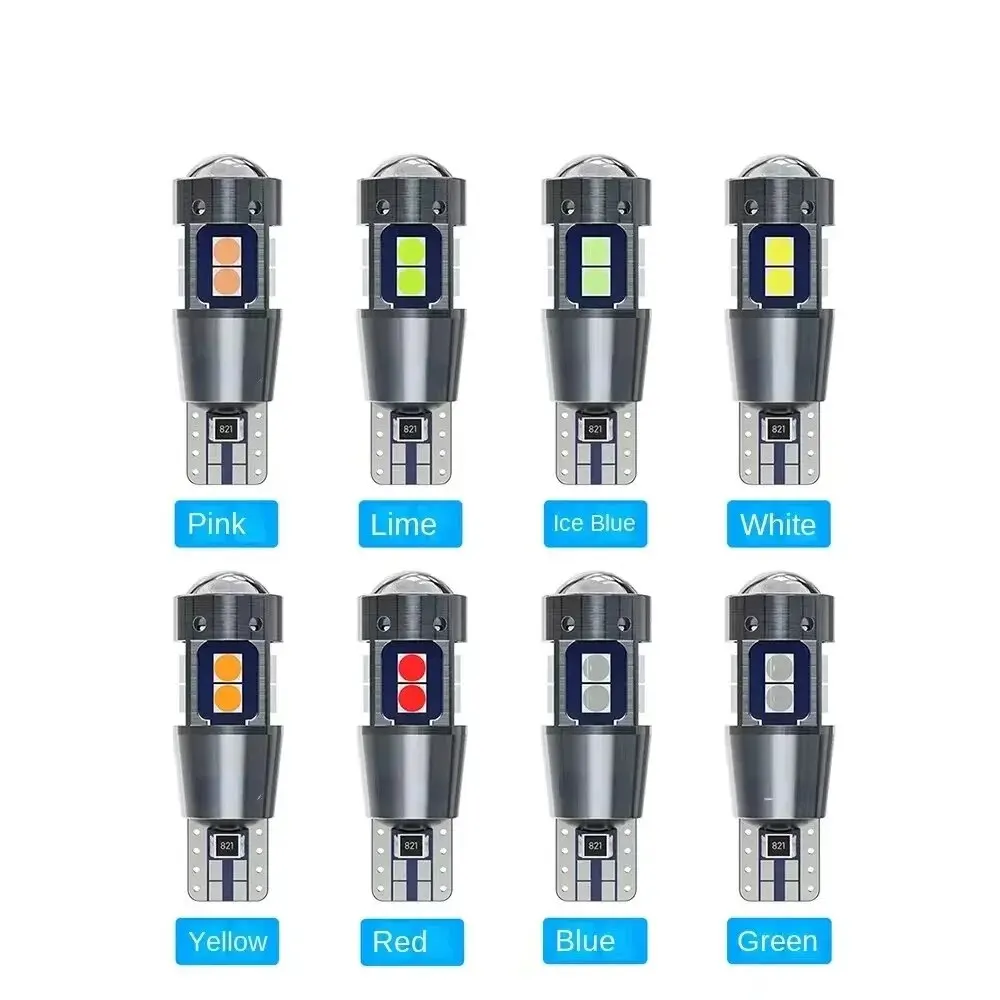 ڵ ׸ ̵ Ʈ T10 W5W 168 192 LED  Ʈ, 3030 10SMD 12V ڵ  CANBUS  , ڵ Ŀ  , 4 
