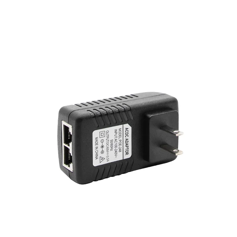 DC48V 0.5A 24W POE Power Supply Plug Injector Spliter For CCTV IP Camera Ethernet Switch Adapter 4