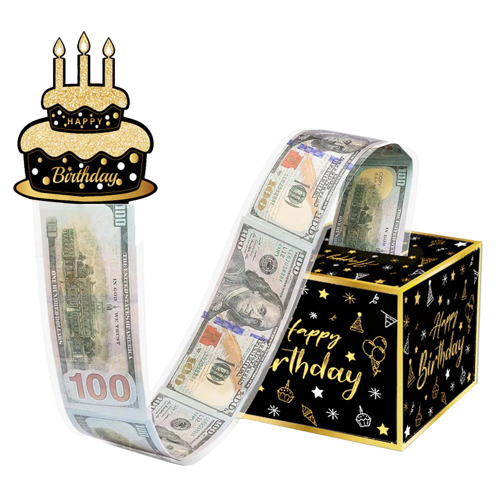 

Копилка на день рождения, выдвижная карточка «сделай сам», незабываемая, многоразовая, забавная, для детей и взрослых, фотоальбом, Подарочные наличные