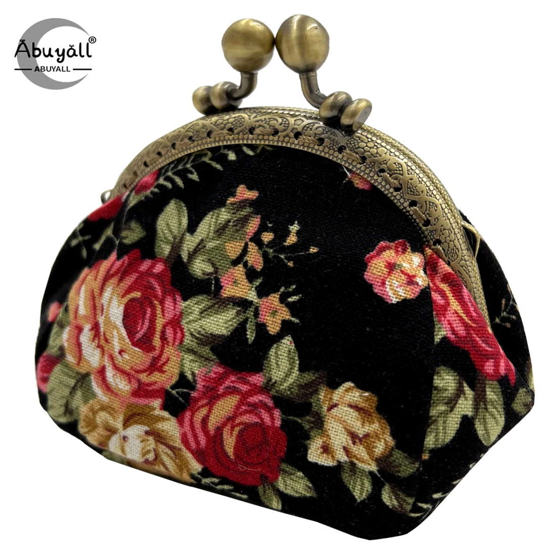 Portamonete In Vera Pelle Fenja - Design Vintage, Chiusura A Clip, Unisex, Piccolo E Pratico