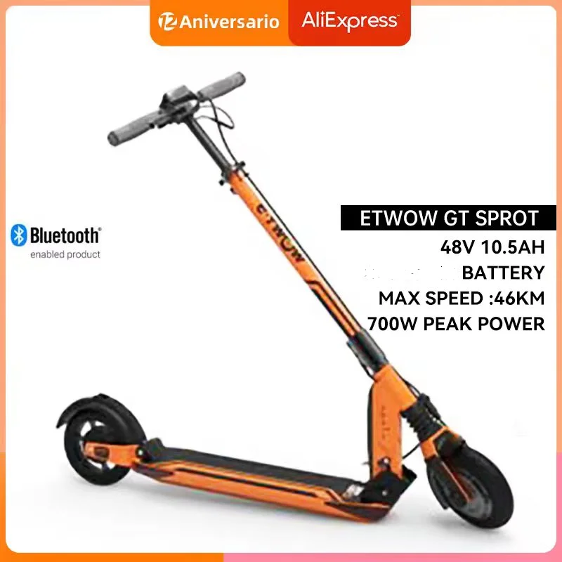 Electric Scooter Original e-twow GT sport 700w 48v 10.5ah battery 46km speed