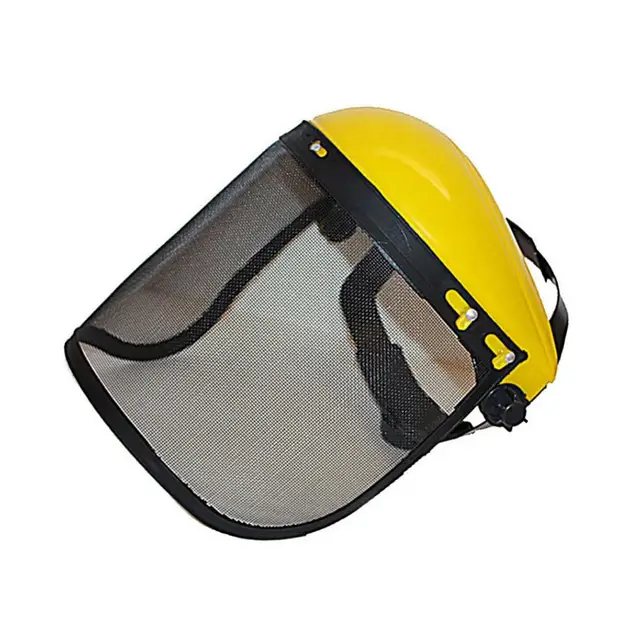 Biztonságos Erdészeti Láncfűrész Biztonsági Sisak Kefehajmás Trimmer Védő Kalap Védelem Fakitermelő Fülvédő Meta - Image 4