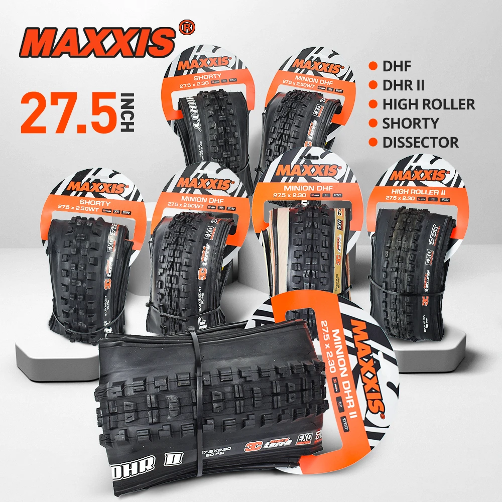 Neumático MAXXIS 27,5 para bicicleta montaña, plegable sin cámara Ready TR de 27,5x2,0/2, 4/2, 5/2, 6, DHF DHR Short, rodillo alto, 1 ud.|Neumáticos de bicicleta| - AliExpress