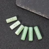 2pcs Aventurine Jade Double Hole Cylindrical Buttons Natural Material Primary Color Button DIY Knitwear Garment Fasten Accessory 6