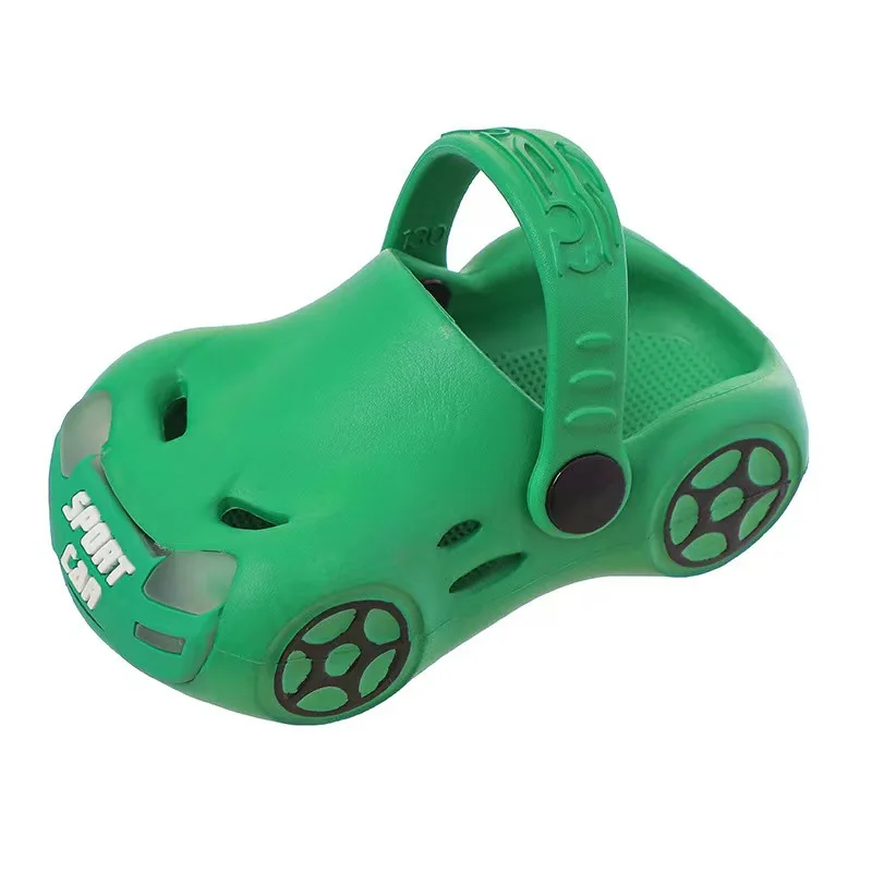 Sandalias Fashion Kid Sandals Summer New Shiny Sandals for Girl Cool Car Boy Slippers Ultra Light Non Slip Kids Shoeサンダル сандали 5