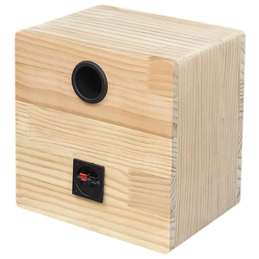 DIY Vehicle Audio Modification Accessory Speaker Housing 12- inch Speaker Empty Box Car/Home Solid Wood Subwoofer Box