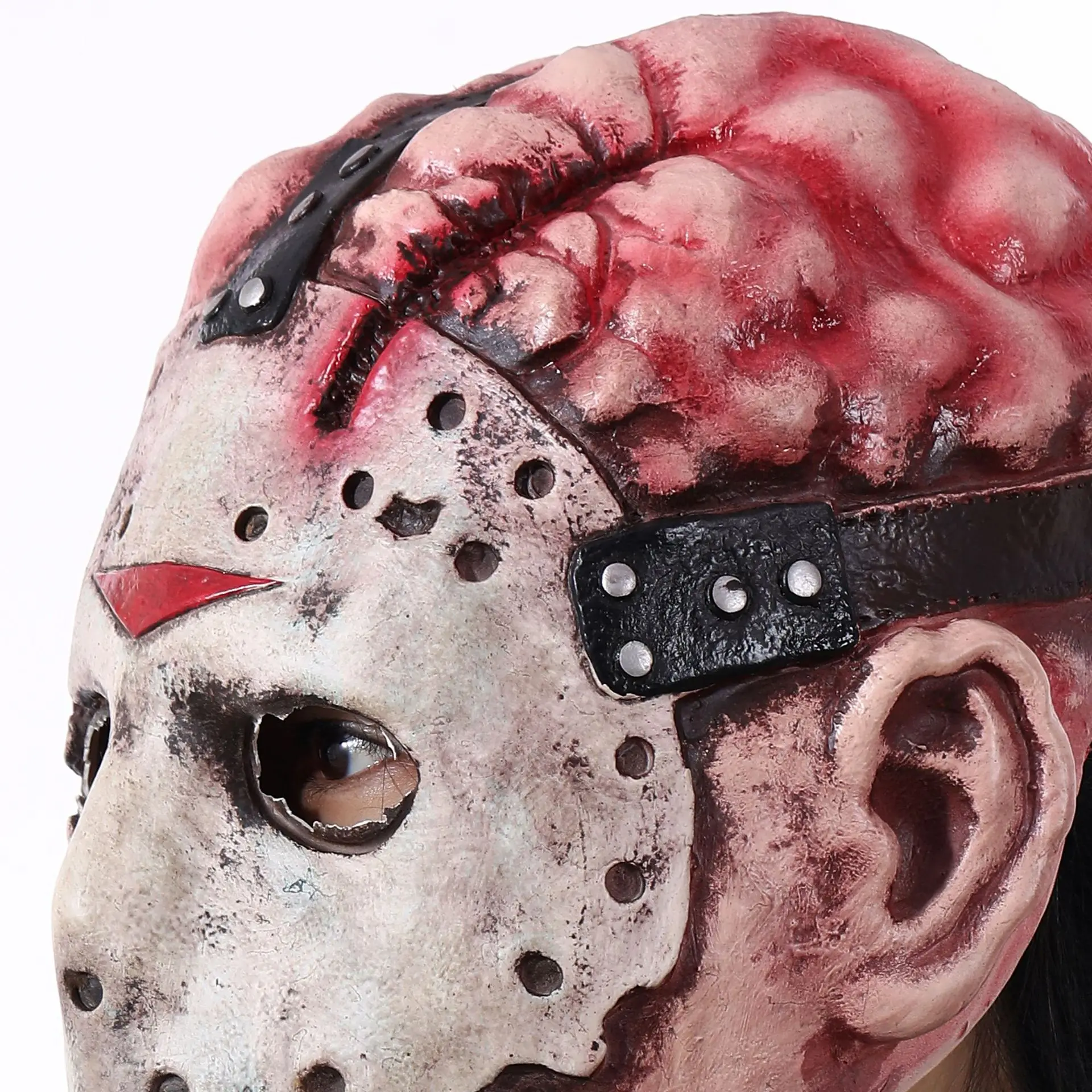 Cafele Jason Voorhees Friday The 13Th Horror Scary Mask Halloween Scary Masquerade Latex Mask Bloody Horror Cosplay Props