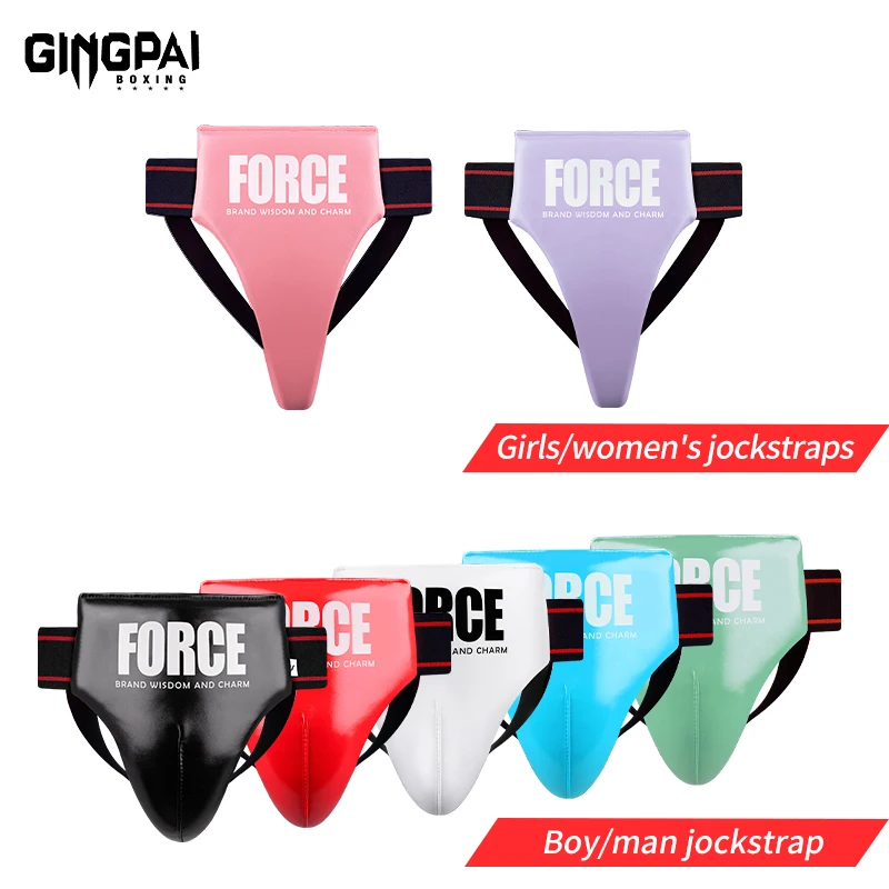 High Grade Kids Adult Boxing MMA Muay Thai Jockstraps Crotch Protector Taekwondo Groin Guard Protection Training Equipment