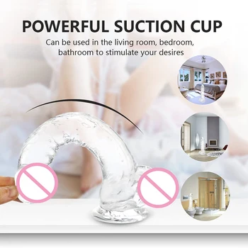 Realistic Dildo with Strong Suction Cup for Men Women Gay, Big Realistic and Long Dildo,Giant Anal Adult Sex Toy for Male Female 5