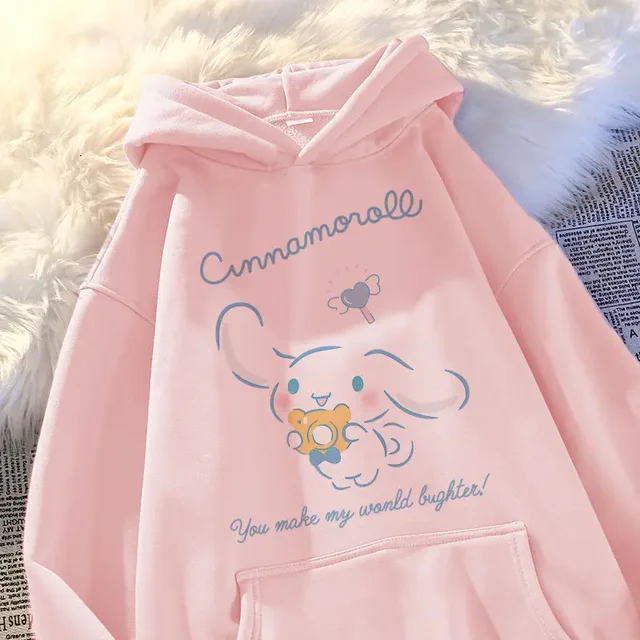 Cinnamoroll 2-Piece Sweatsuit Set Cute Anime Lounge Wear For Girls
